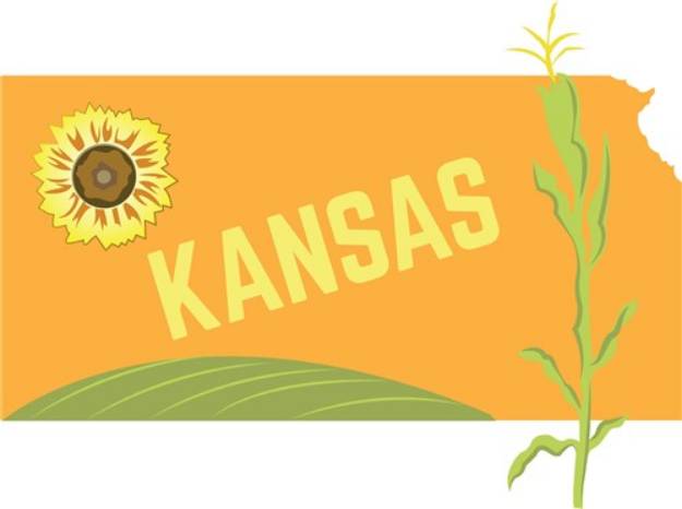 Picture of Kansas Kansas SVG File