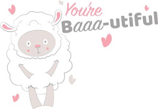 Picture of You re Baaa utiful SVG File
