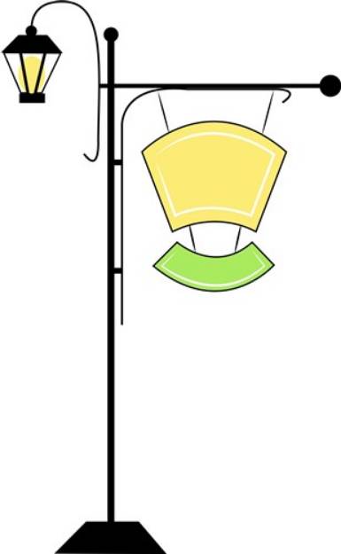 Picture of Lamp Post SVG File
