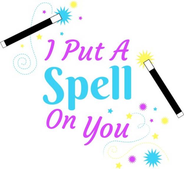 Picture of Magic Wand I Put Spell On You SVG File