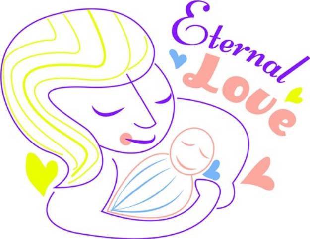 Picture of Mom Eternal Love SVG File