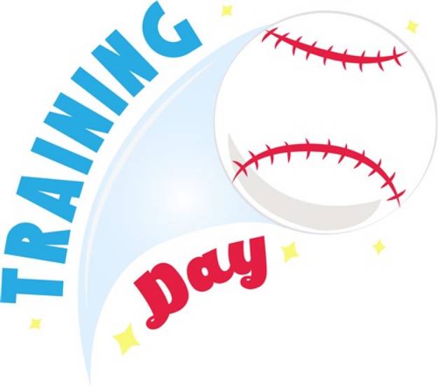 Picture of Baseball Training Day SVG File
