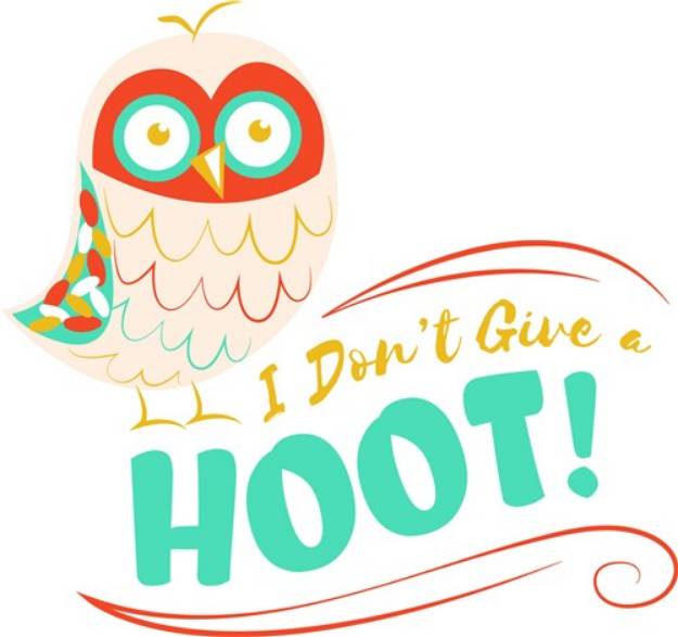 Picture of Don t Give A Hoot SVG File