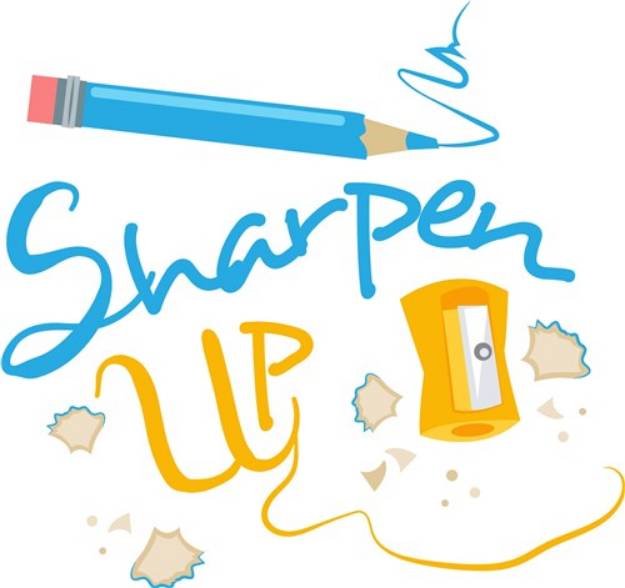 Picture of Pencil Sharpener Sharpen Up SVG File