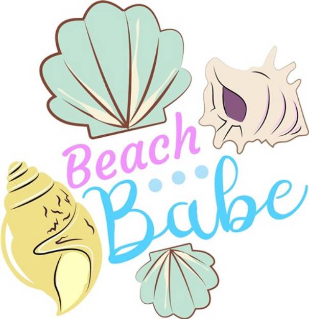 Picture of Shells Beach Babe SVG File
