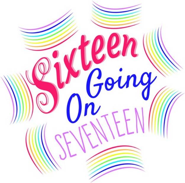 Picture of Sixteen Sixteen Going On Seventeen SVG File