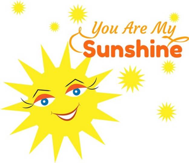 Picture of Sun You Are My Sunshine SVG File