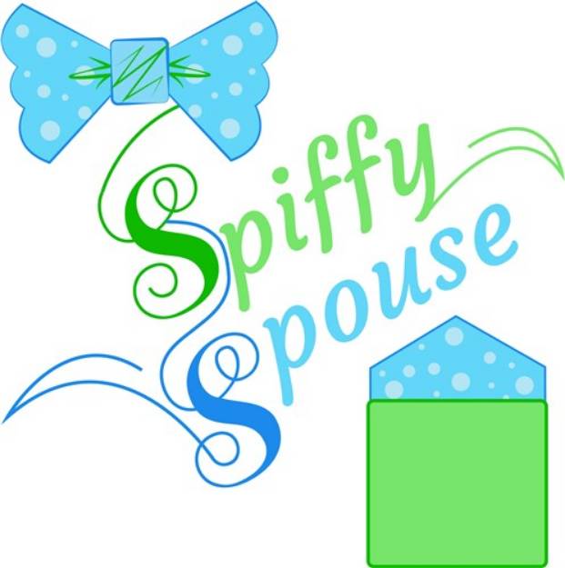Picture of Tie&Square Spiffy Spouse SVG File