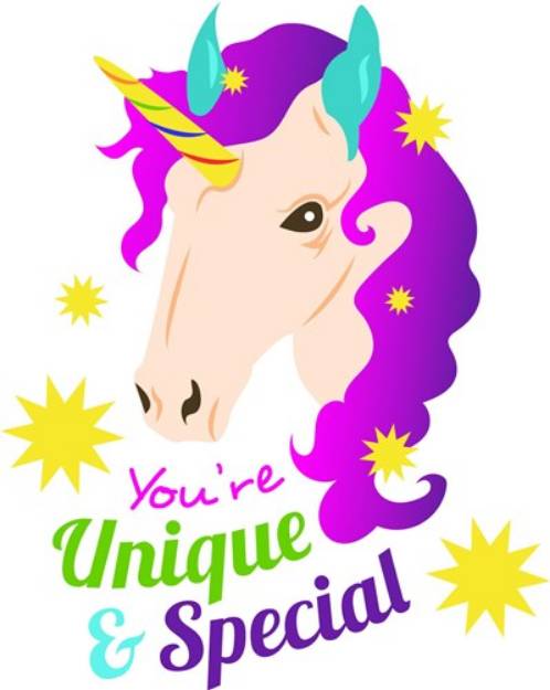 Picture of Unicorn You re Unique And Special SVG File