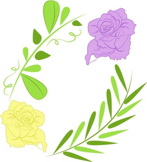 Picture of Wedding Florals SVG File
