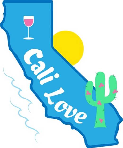 Picture of Cali Love SVG File