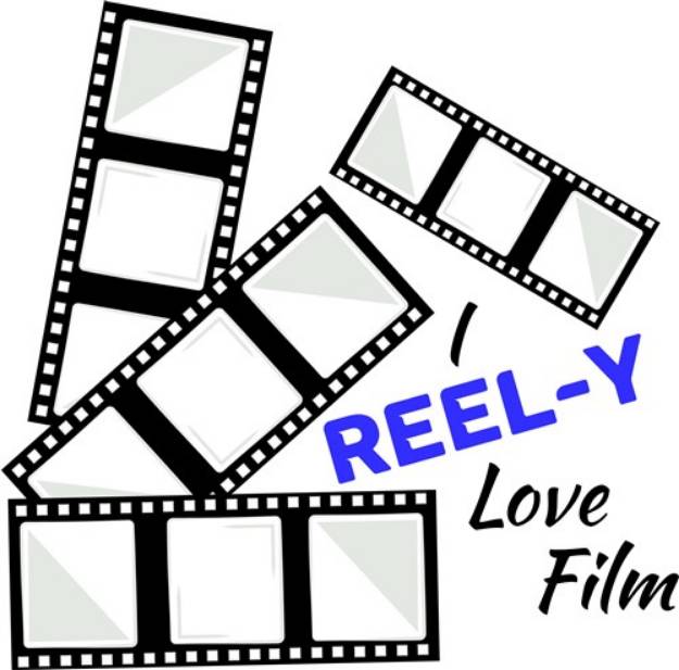 Picture of I Reel y Love Film SVG File