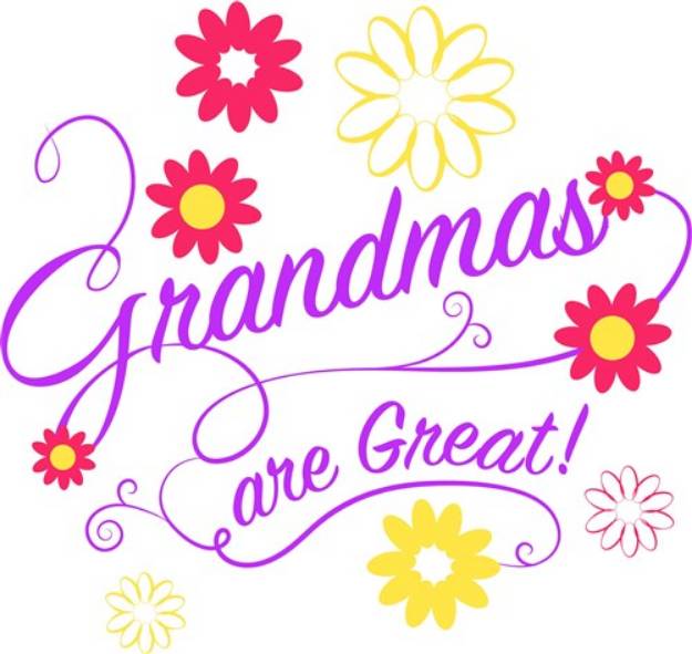Picture of Grandmas Are Great SVG File