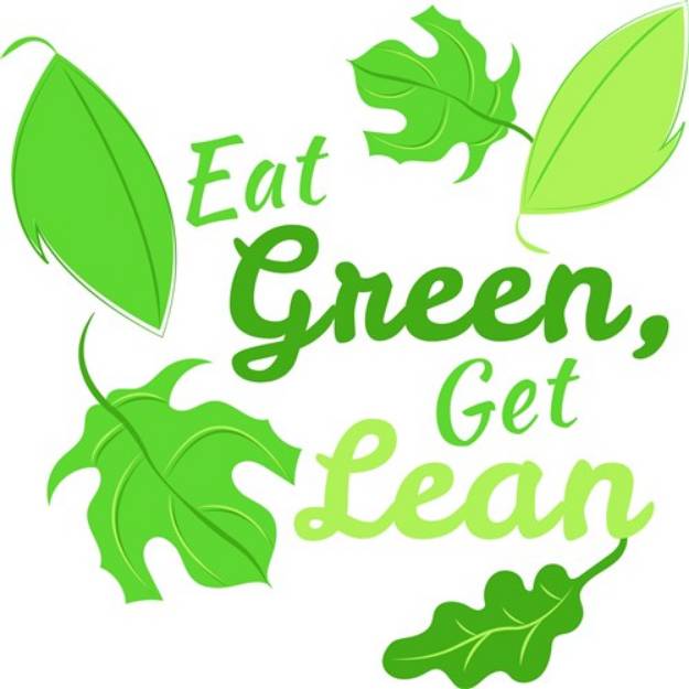 Picture of Eat Green Get Lean SVG File
