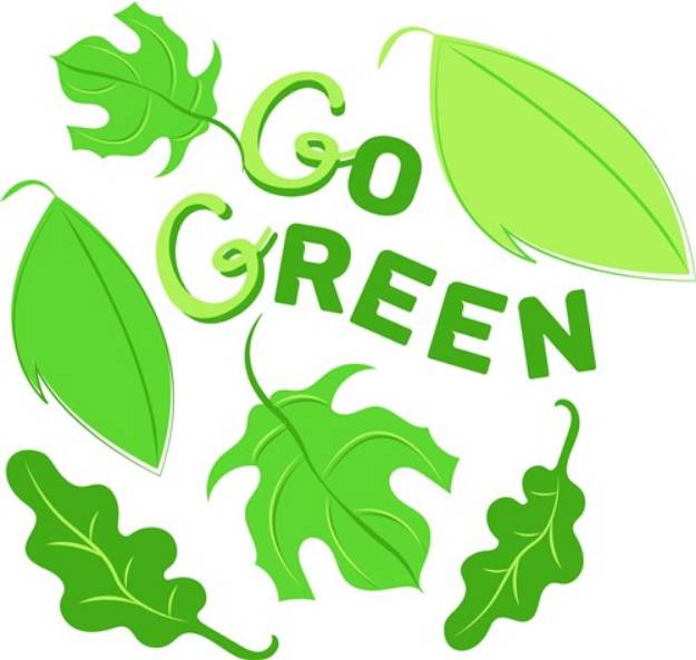Picture of Go Green SVG File