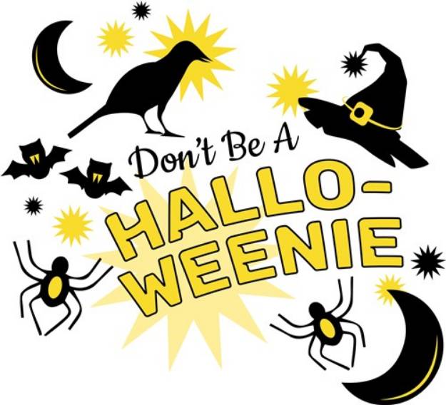 Picture of Don t Be A Halloweenie SVG File
