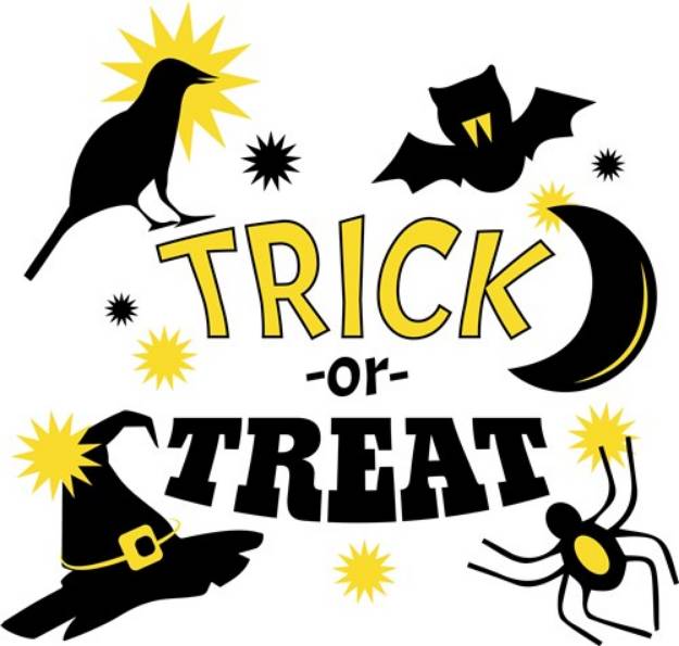 Picture of Halloween Trick Or Treat SVG File