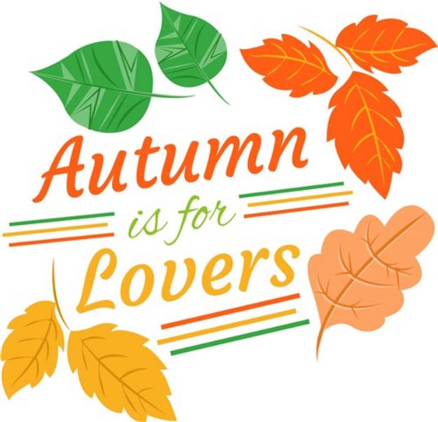 Picture of Autumn Is For Lovers SVG File