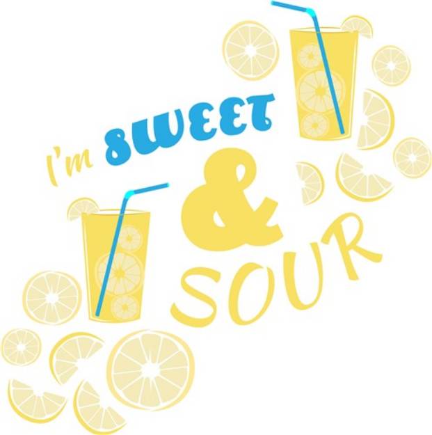 Picture of Lemonade I m Sweet & Sour SVG File