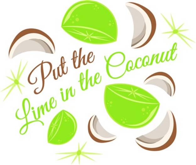Picture of Put The Lime In The Coconut SVG File