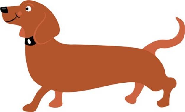Picture of Long Dog SVG File