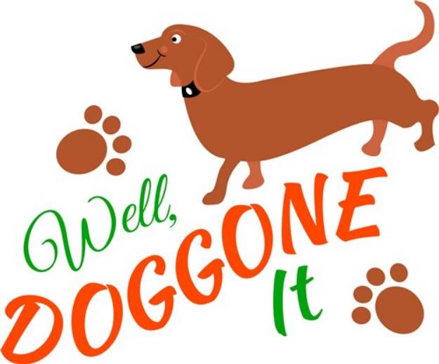 Picture of Well Doggone It SVG File
