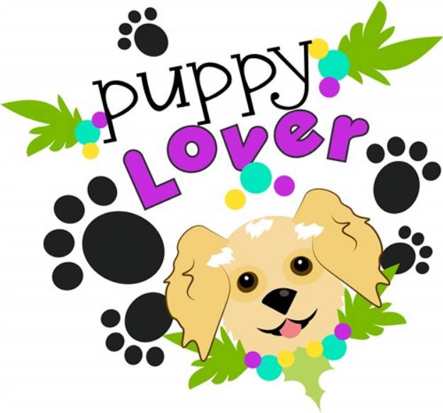 Picture of Puppy Lover SVG File