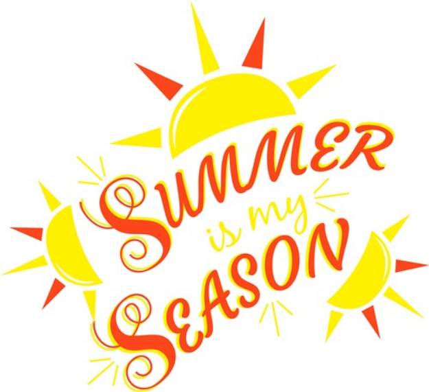 Picture of Summer Is My Season SVG File