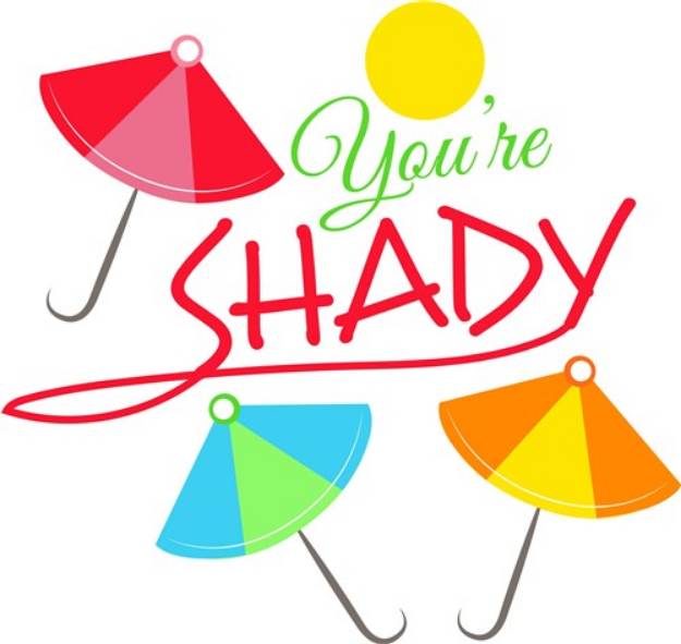 Picture of Umbrellas You re Shady SVG File