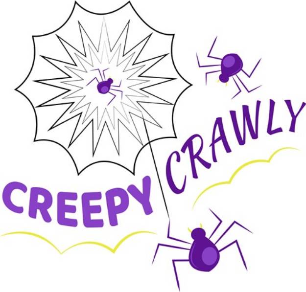 Picture of Web Creepy Crawly SVG File