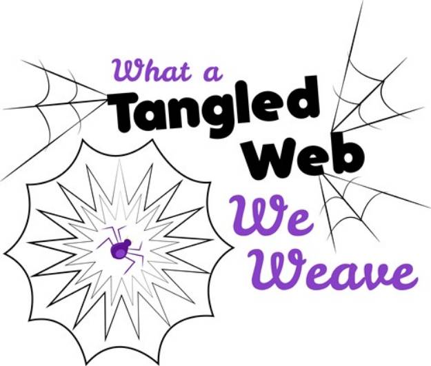Picture of What A Tangled Web We Weave SVG File
