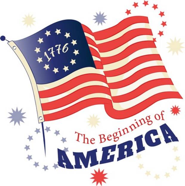 Picture of The Beginning Of America SVG File
