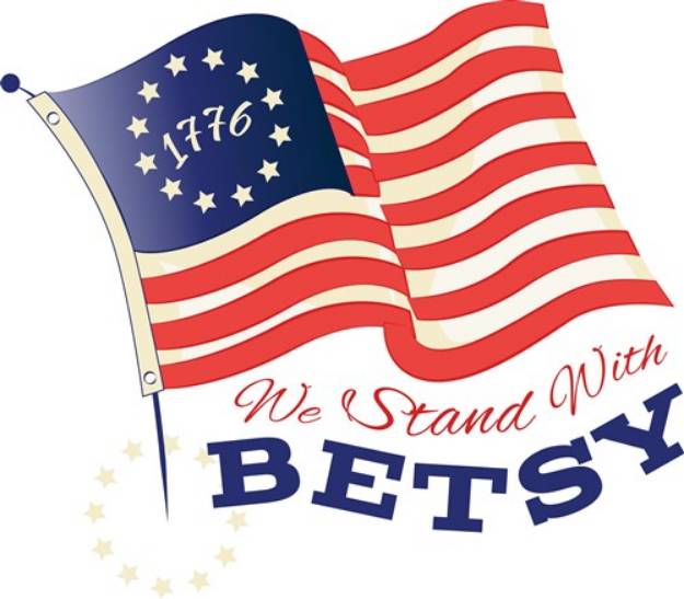 Picture of Flag We Stand With Betsy SVG File