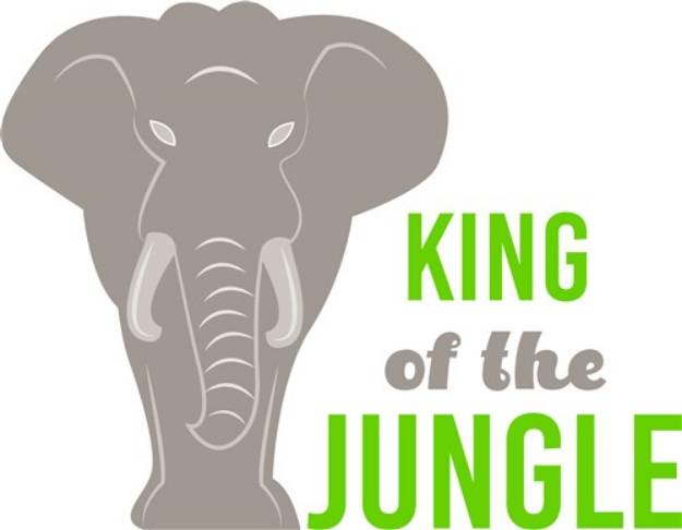 Picture of King Of The Jungle SVG File