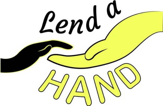 Picture of Lend A Hand SVG File