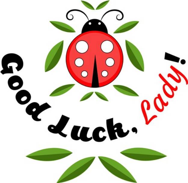 Picture of Good Luck Lady SVG File