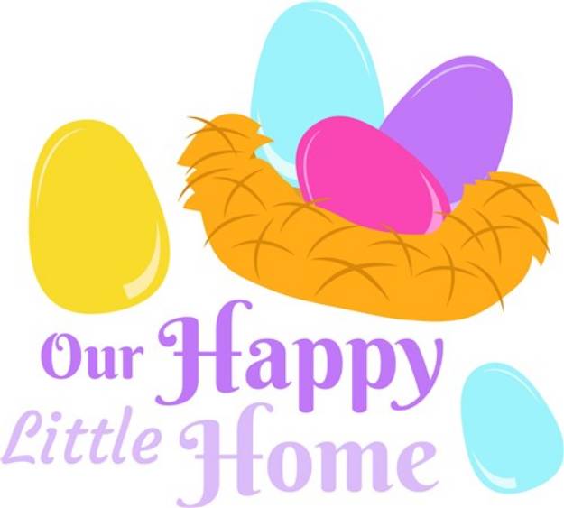 Picture of Our Happy Little Home SVG File