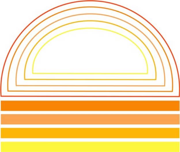 Picture of Abstract Sun SVG File
