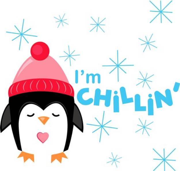 Picture of Penguin I m Chillin SVG File