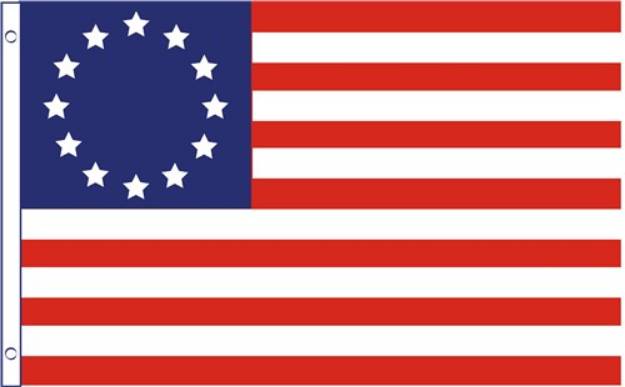 Picture of Betsy Ross Flag SVG File