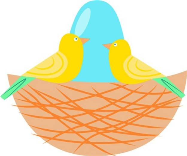 Picture of Bird s Nest SVG File