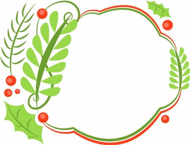 Picture of Holiday Border SVG File