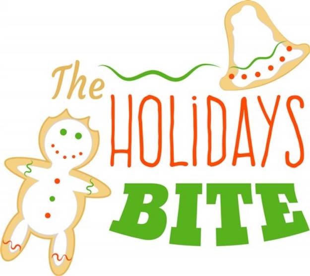 Picture of The Holidays Bite SVG File