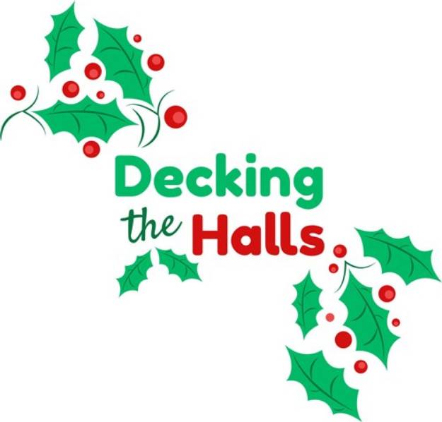 Picture of Decking The Halls SVG File