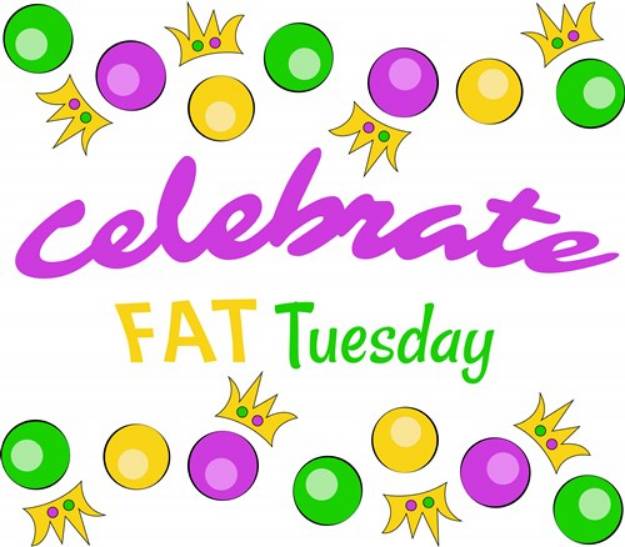 Picture of Celebrate Fat Tuesday SVG File