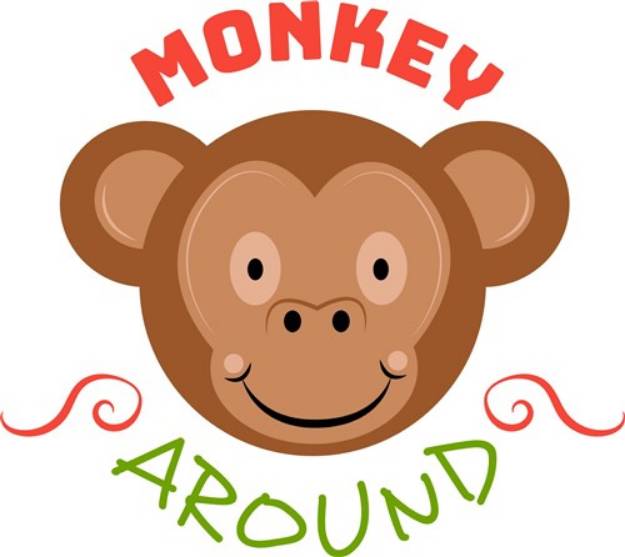Picture of Monkey Around SVG File