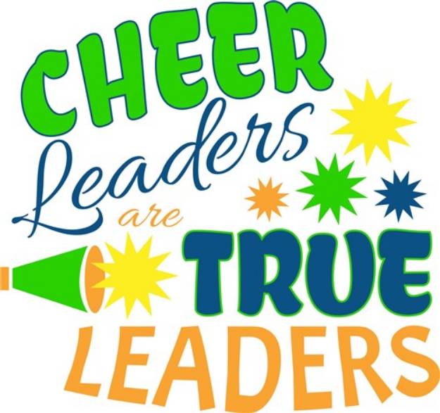 Picture of Cheerleaders Are True Leaders SVG File