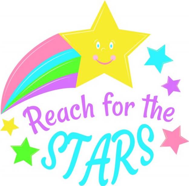 Picture of Reach For The Stars SVG File