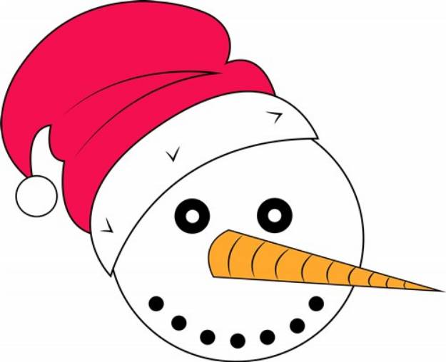 Picture of Snowman Santa SVG File