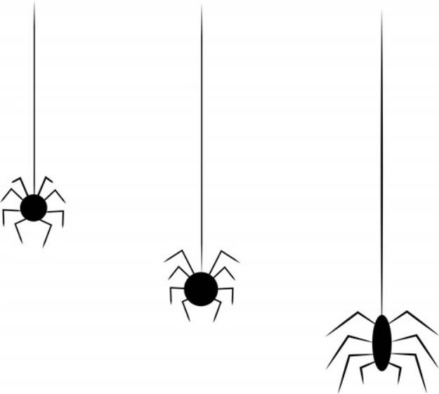Picture of Halloween Spiders SVG File